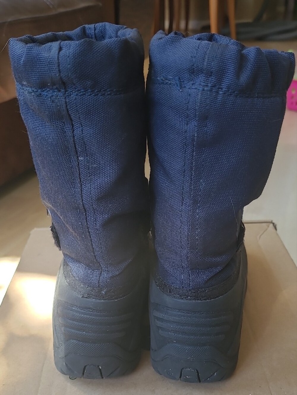 Kamik Kids' Navy Blue Winter Snow Boots - Picture 4 of 4